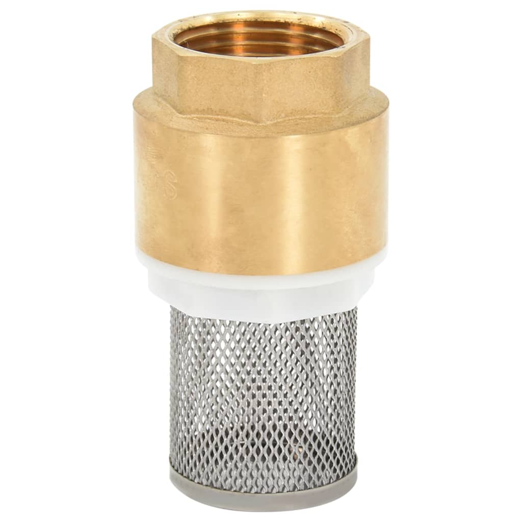 Tubo di Aspirazione con Raccordi in Ottone Nero 1,1" 15 m PVC