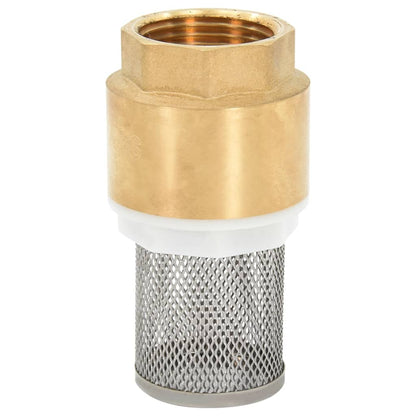 Tubo di Aspirazione con Raccordi in Ottone Nero 1,1" 15 m PVC