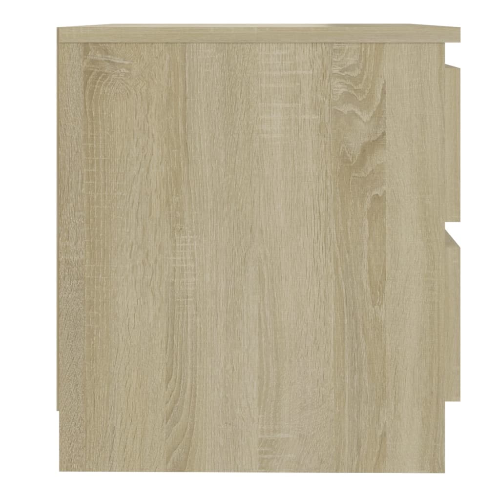 Comodino Rovere Sonoma 50x39x43,5 cm in Legno Multistrato