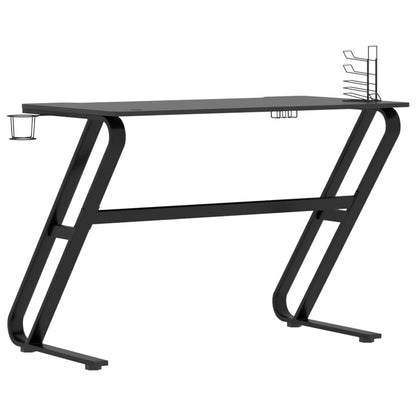 Scrivania da Gaming con Gambe a ZZ Nera 110x60x75 cm - homemem39