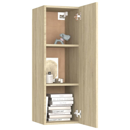 Set di Mobili Porta TV 8 pz Rovere Sonoma in Legno Multistrato - homemem39