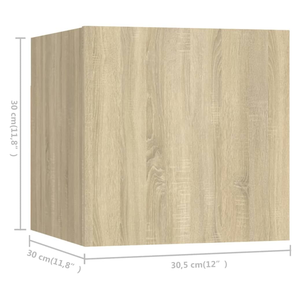 Set di Mobili TV 6 pz Rovere Sonoma in Legno Multistrato - homemem39