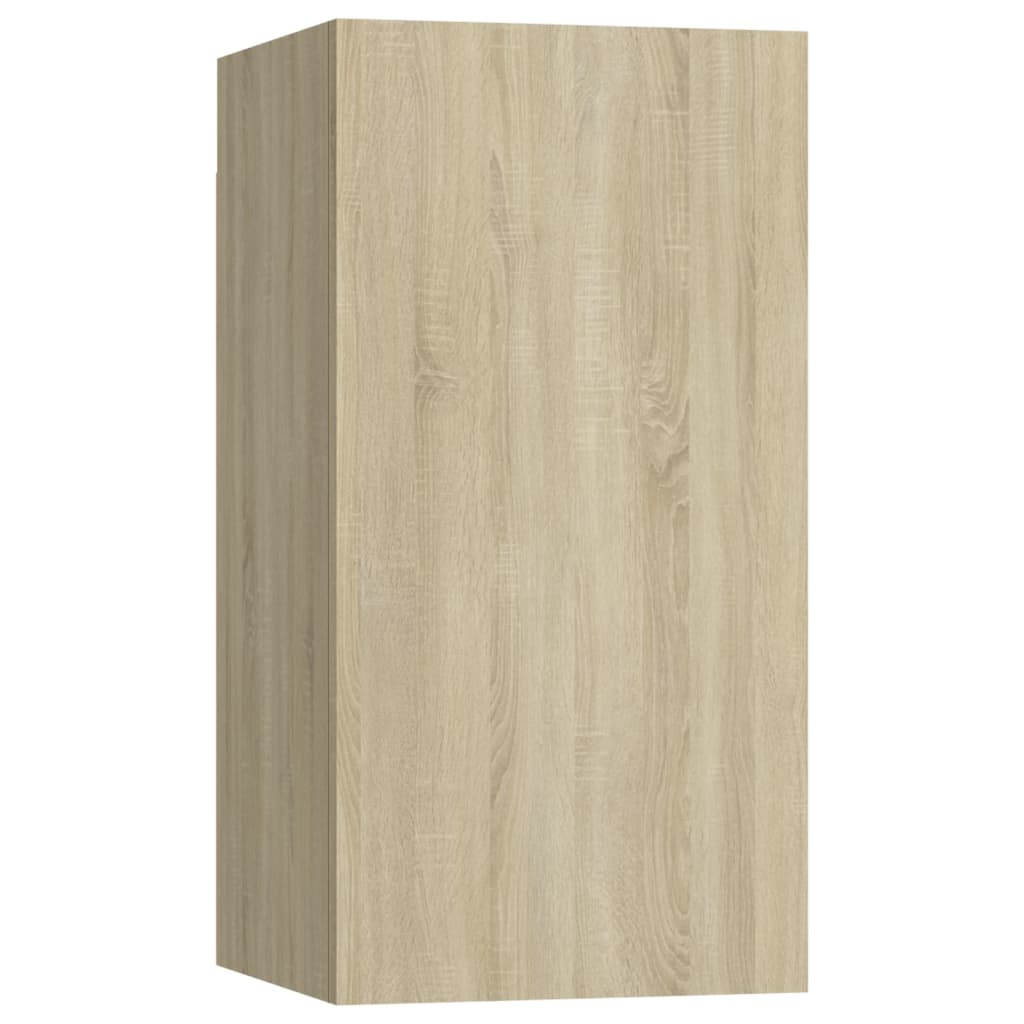 Set di Mobili TV 4 pz Rovere Sonoma in Legno Multistrato - homemem39