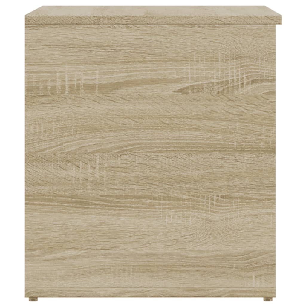 Cassapanca Rovere Sonoma 84x42x46 cm in Legno Ingegnerizzato - homemem39