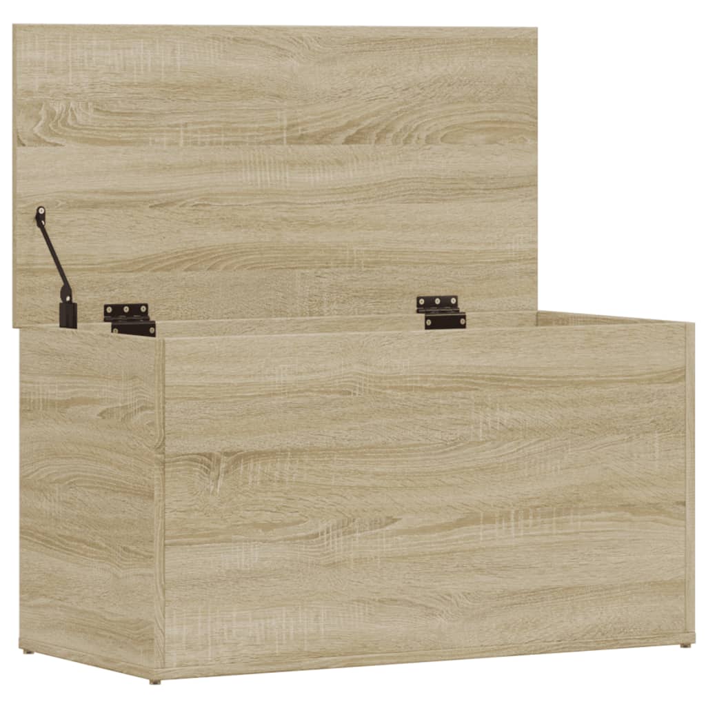 Cassapanca Rovere Sonoma 84x42x46 cm in Legno Ingegnerizzato - homemem39