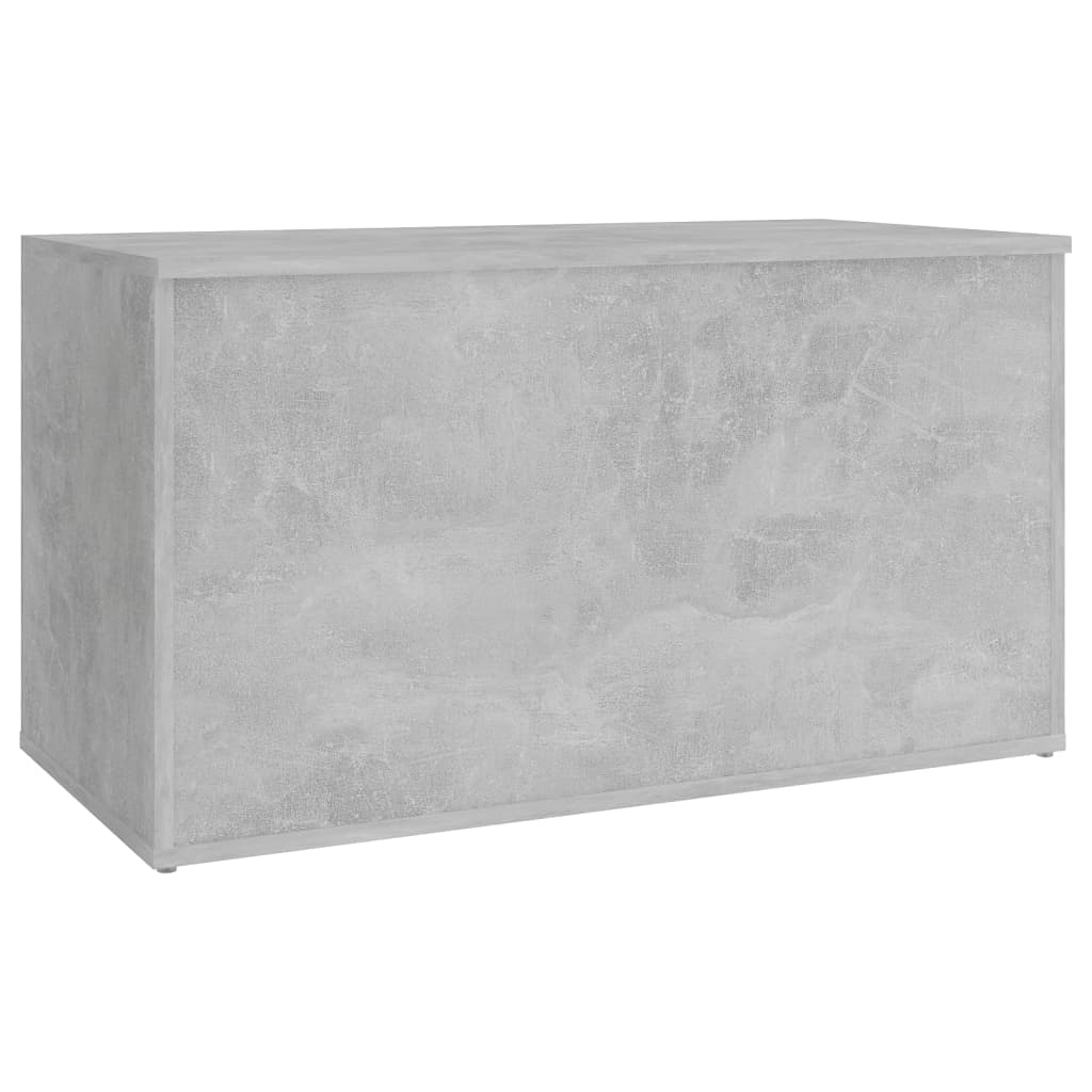 Cassapanca Grigio Cemento 84x42x46 cm in Legno Ingegnerizzato - homemem39