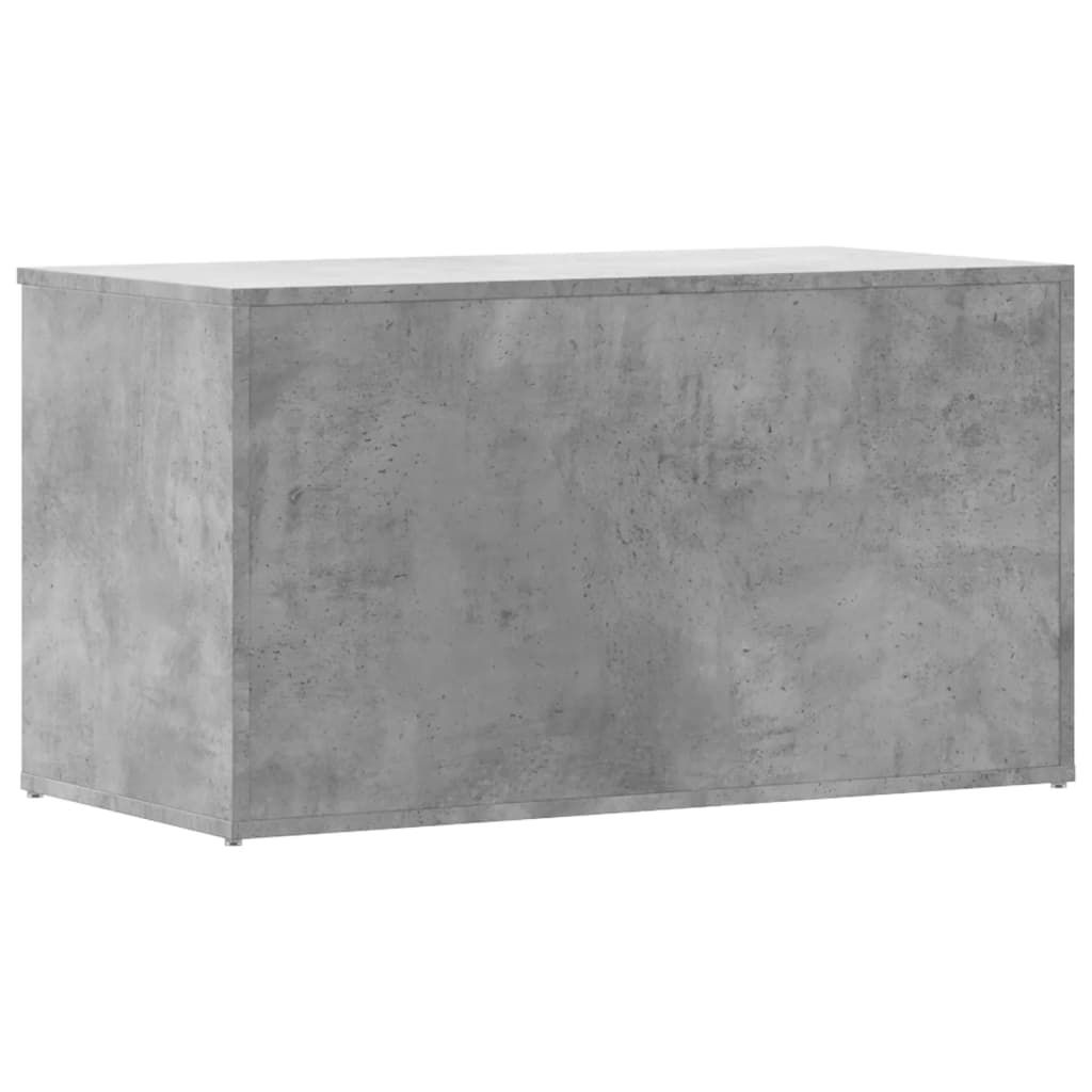 Cassapanca Grigio Cemento 84x42x46 cm in Legno Ingegnerizzato - homemem39