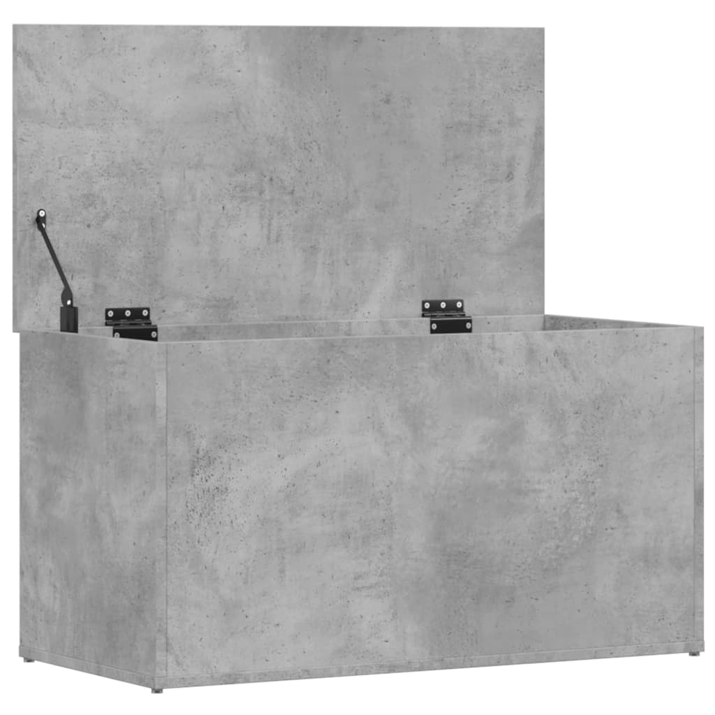 Cassapanca Grigio Cemento 84x42x46 cm in Legno Ingegnerizzato - homemem39