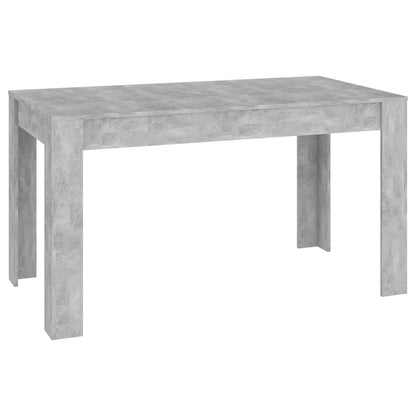 Tavolo da Pranzo Grigio Cemento 140x74,5x76cm Legno Multistrato - homemem39