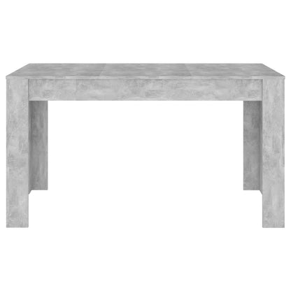 Tavolo da Pranzo Grigio Cemento 140x74,5x76cm Legno Multistrato - homemem39