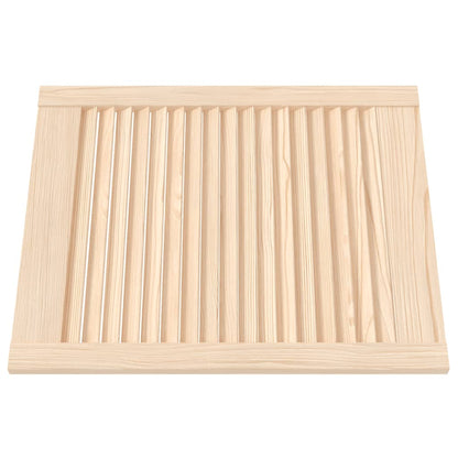 Anta con Design a Lamelle 61,5x49,4 cm in Legno di Pino - homemem39