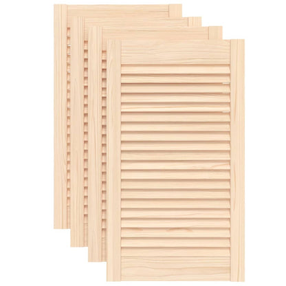 Ante con Design a Lamelle 4 pz 69x39,4 cm in Legno di Pino - homemem39