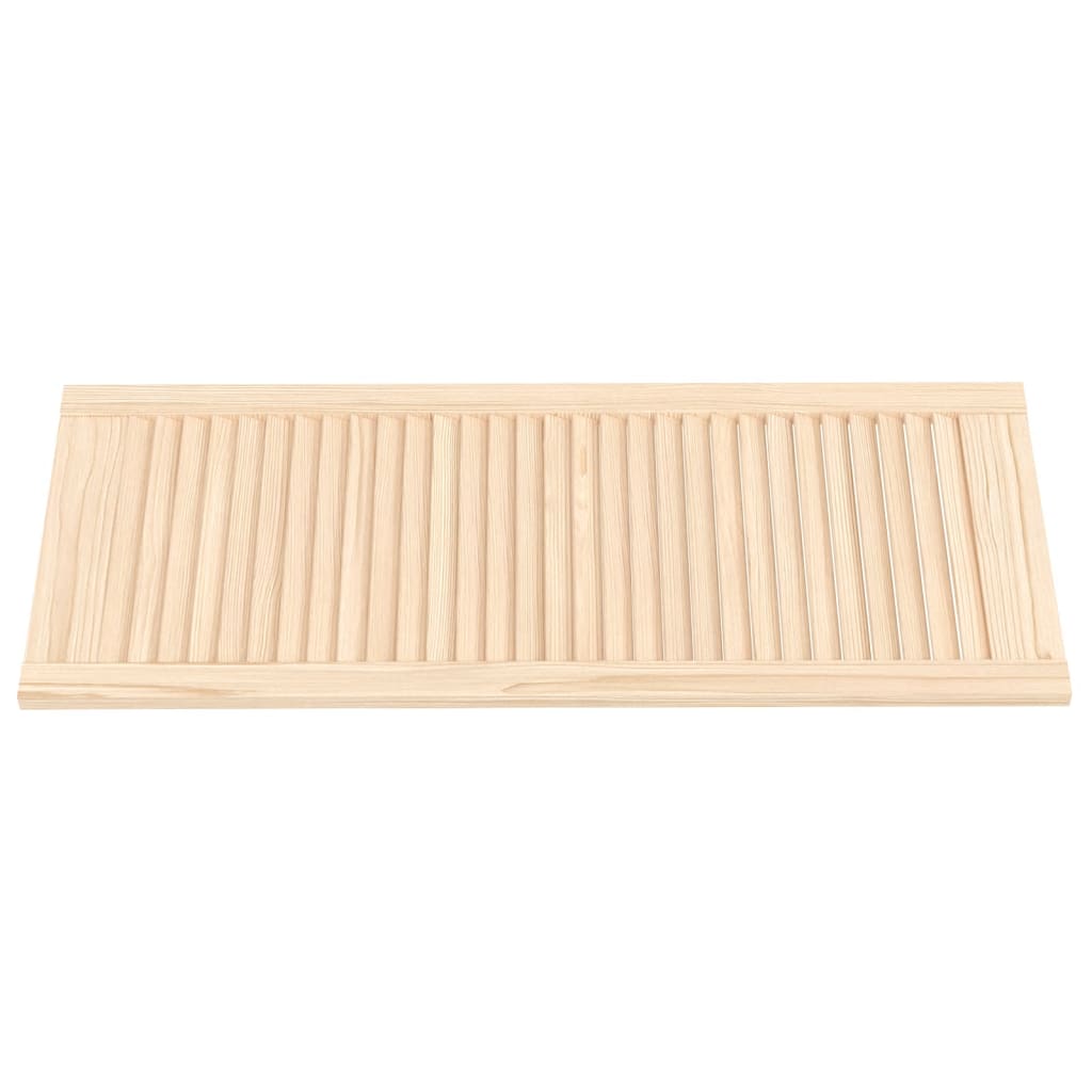 Ante con Design a Lamelle 2 pz 99,3x39,4 cm in Legno di Pino - homemem39