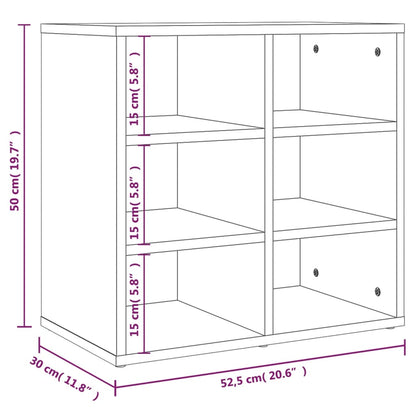 Scarpiere 2 pz Grigie Cemento 52,5x30x50 cm