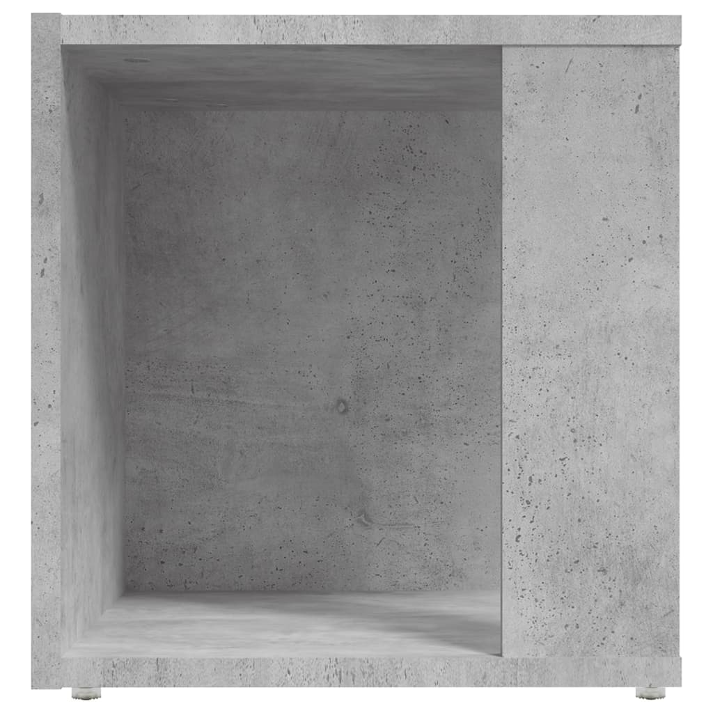 Tavolino Grigio Cemento 33x33x34,5 cm in Truciolato - homemem39