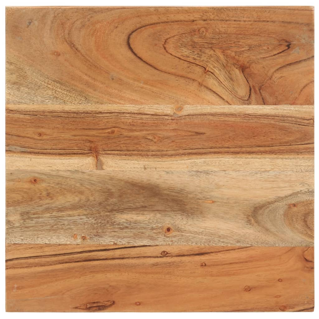 Tavolino 35x35x55 cm in Legno Massello di Acacia