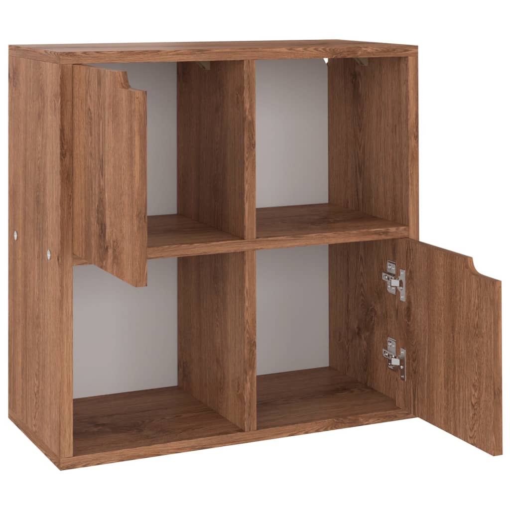 Libreria Rovere Marrone 60x27,5x59,5 cm in Legno Multistrato - homemem39