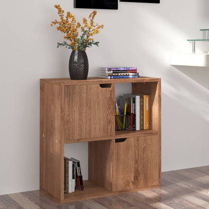 Libreria Rovere Marrone 60x27,5x59,5 cm in Legno Multistrato - homemem39