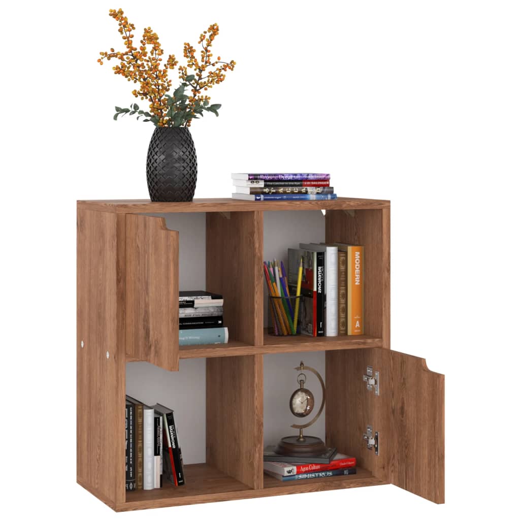 Libreria Rovere Marrone 60x27,5x59,5 cm in Legno Multistrato - homemem39