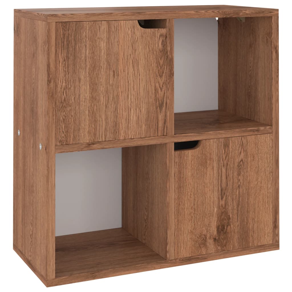 Libreria Rovere Marrone 60x27,5x59,5 cm in Legno Multistrato - homemem39