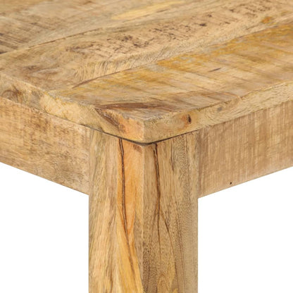 Tavolo Consolle 110x35x76 cm in Legno Massello di Mango Grezzo - homemem39