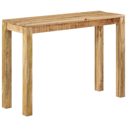 Tavolo Consolle 110x35x76 cm in Legno Massello di Mango Grezzo - homemem39