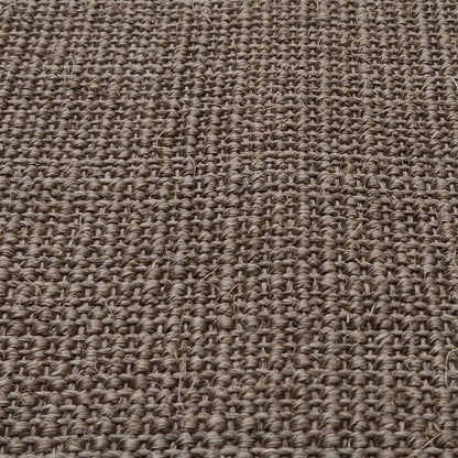 Tappeto in Sisal Naturale 80x350 cm Marrone