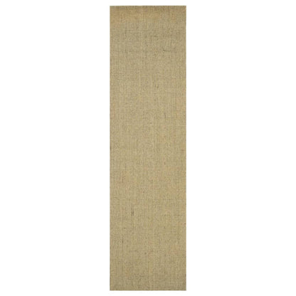 Tappeto in Sisal Naturale 66x250 cm Verde