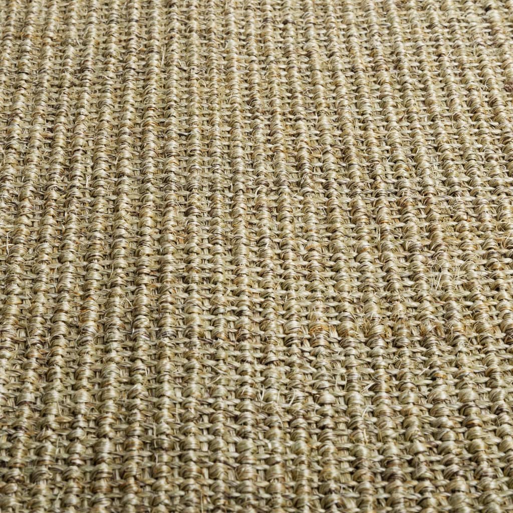 Tappeto in Sisal Naturale 66x250 cm Verde