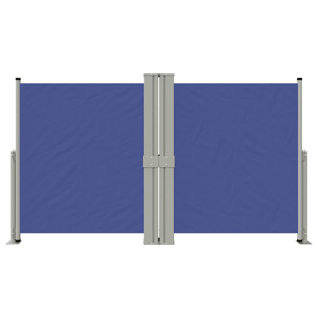 Tenda Laterale Retrattile Blu 140x1200 cm - homemem39