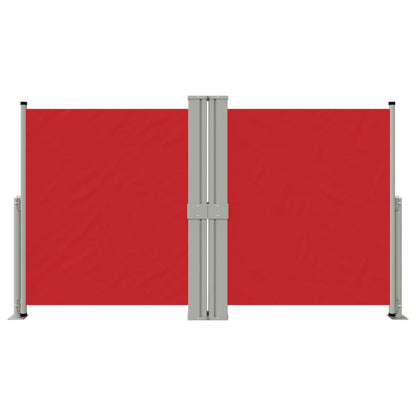 Tenda Laterale Retrattile Rossa 140x1200 cm - homemem39