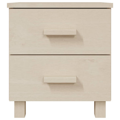 Comodini HAMAR 2 pz Miele 40x35x44,5 cm Legno Massello di Pino - homemem39