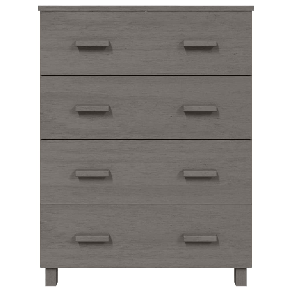 Credenza HAMAR Grigio Chiaro 79x40x103,5 cm in Legno di Pino - homemem39