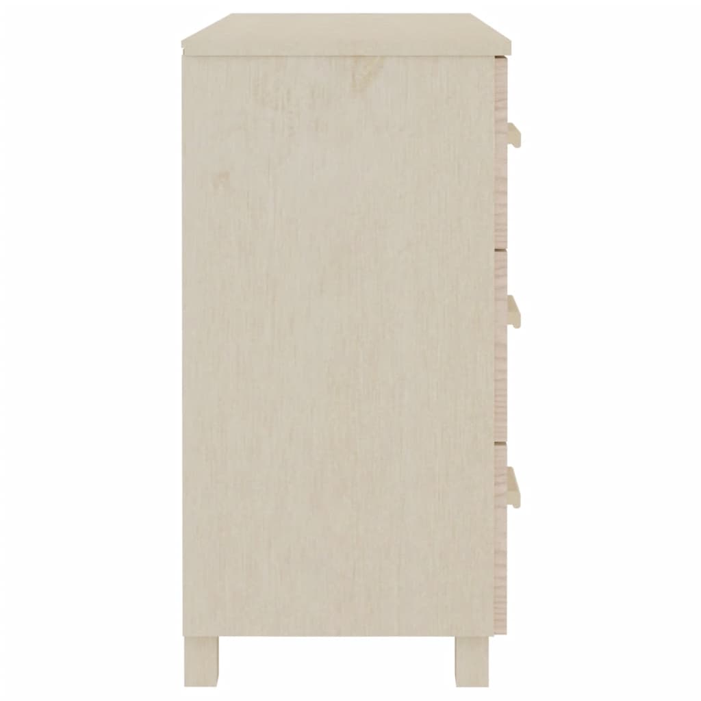 Credenza HAMAR ambra 90x40x80 cm in Legno Massello di Pino - homemem39