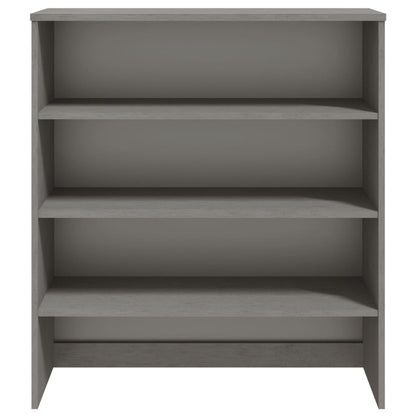 Ripiano per Credenza Grigio Chiaro 90x30x100 cm Legno di Pino - homemem39