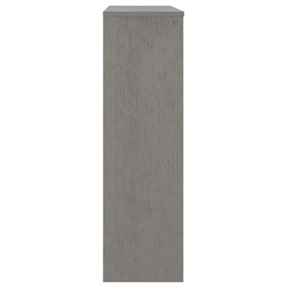 Ripiano per Credenza Grigio Chiaro 90x30x100 cm Legno di Pino - homemem39