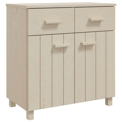 Credenza HAMAR Miele 79x40x80 cm in Legno Massello di Pino - homemem39