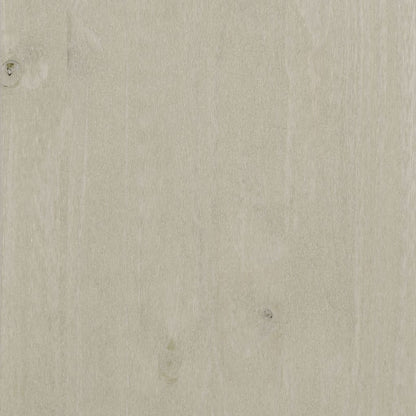 Tavolino da Salotto Bianco 100x55x35 cm Legno Massello di Pino - homemem39