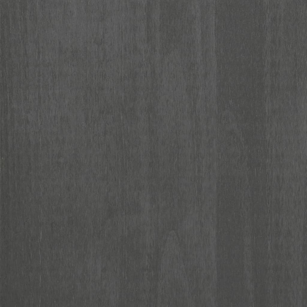 Tavolino HAMAR Grigio Scuro 100x55x35 cm Legno Massello di Pino - homemem39