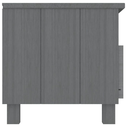 Mobile TV HAMAR Grigio Scuro 106x40x40 cm in Legno di Pino - homemem39