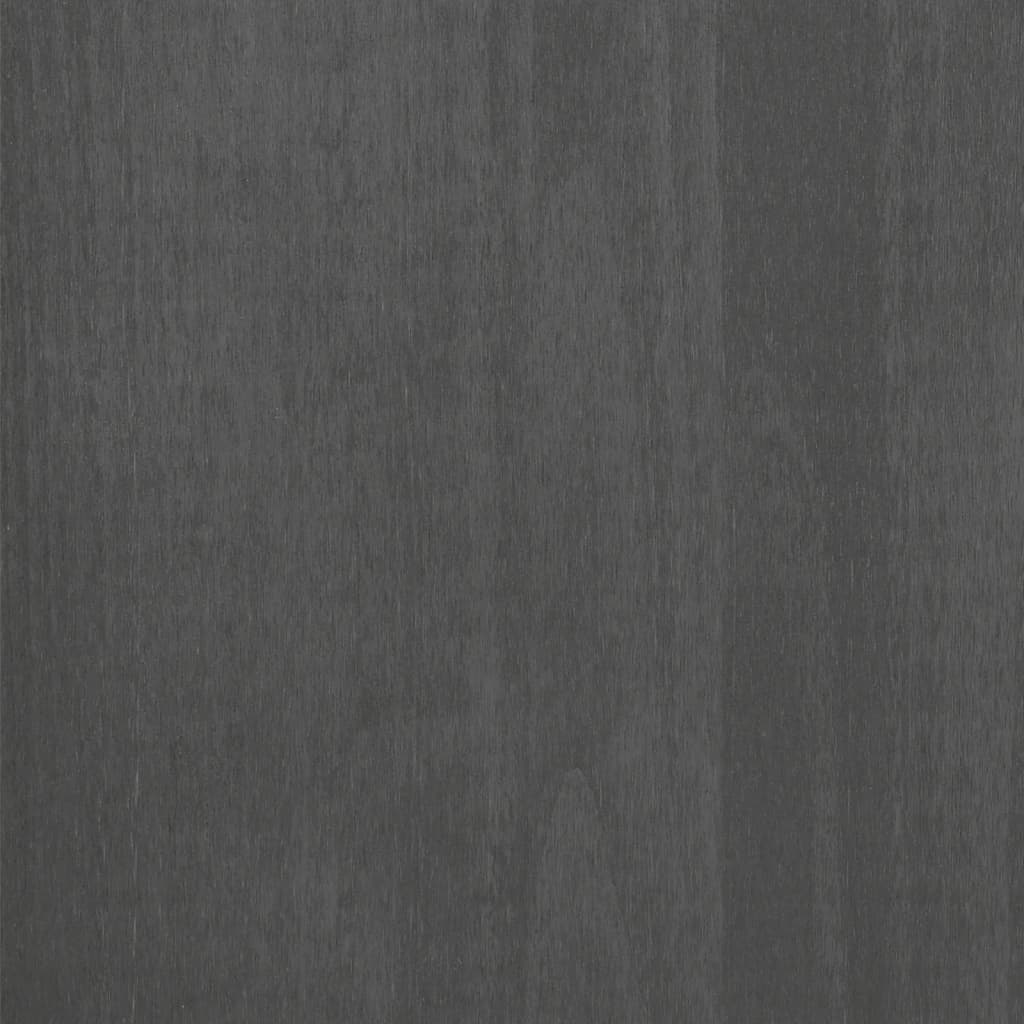 Libreria HAMAR Grigio Scuro 85x35x112 cm Legno Massello di Pino - homemem39