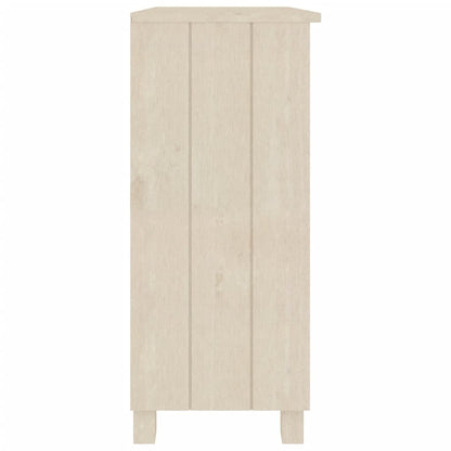 Credenza HAMAR Miele 85x35x80 cm in Legno Massello di Pino - homemem39