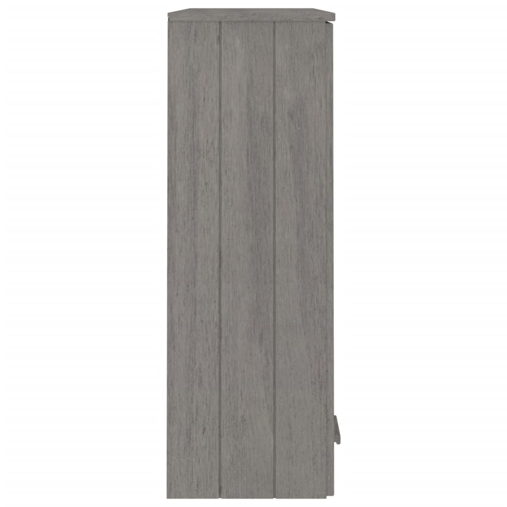 Scaffale per Credenza Grigio Chiaro 85x35x100 cm Legno di Pino - homemem39