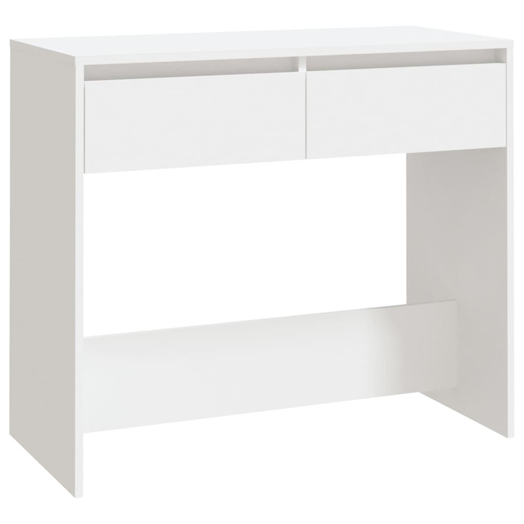 Tavolo Consolle Bianco 89x41x76,5 cm in Acciaio - homemem39