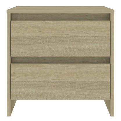 Comodini 2 pz Rovere Sonoma 45x34,5x44,5 cm in Truciolato