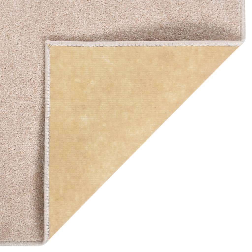 Tappeto a Pelo Corto 120x170 cm Beige Scuro