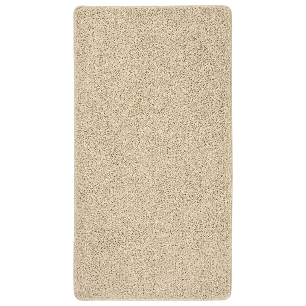 Tappeto Shaggy Crema 80x150 cm Antiscivolo