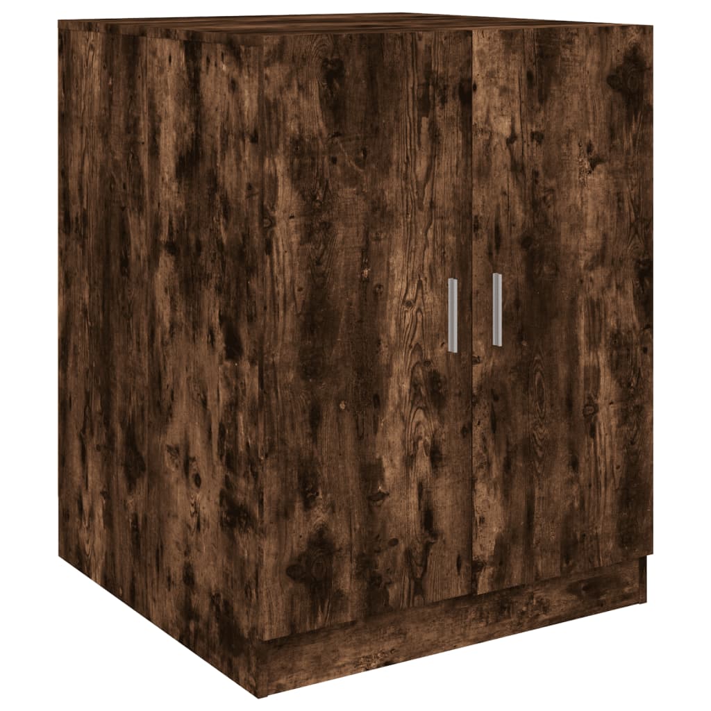 Mobile per Lavatrice Rovere Fumo 71x71,5x91,5 cm - homemem39