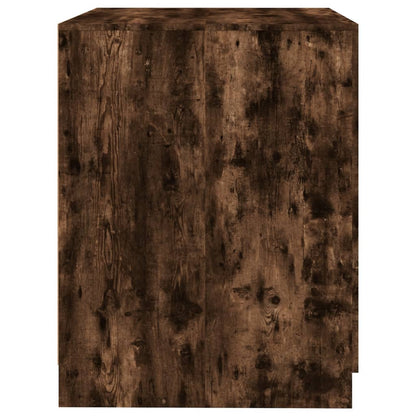 Mobile per Lavatrice Rovere Fumo 71x71,5x91,5 cm - homemem39