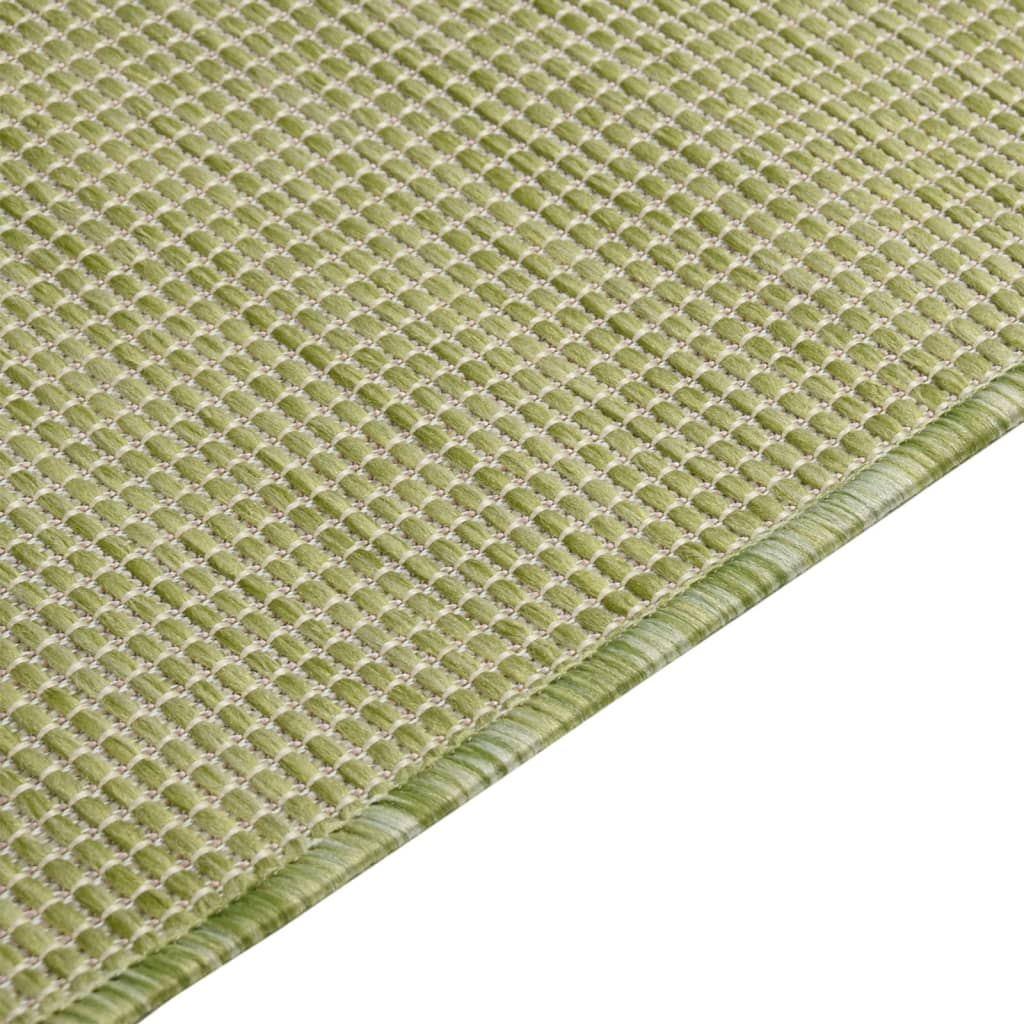 Tappeto da Esterni a Tessitura Piatta 160x230 cm Verde - homemem39